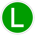 Наклейка для автотранспорта "L" - тягач с низким уровнем шума, 150 х 150 мм