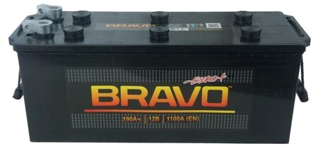 Аккумуляторная батарея BRAVO 6СТ-190 Евро, полярность (+/-)