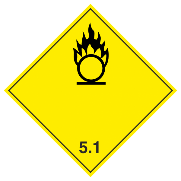 Наклейка: Знак опасности 5.1 