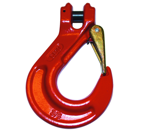 Крюк с предохранительной защелкой и вилочным соединением GSE, T(8), 7/8 мм, Dolezych 09090208