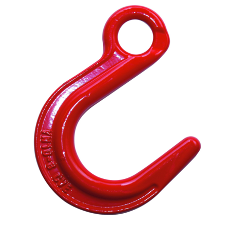 Крюк с широким зевом и проушиной OW, T(8), 6 мм, Dolezych 09054606