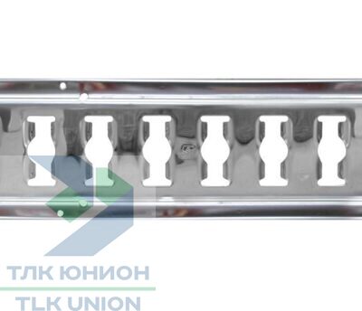 Рейка такелажная / анкерная S-Line 3009-VK комбинированная, 5994х131х13 мм, сталь нержавеющая, Suer 142138612