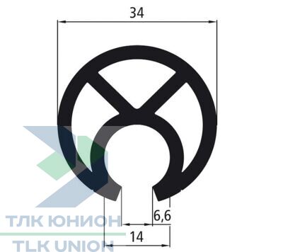 Труба для натяжения тента  SUER , d-34 мм 670999925 вид 1