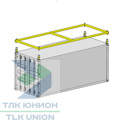 Захват для подъема и перемещения контейнера за верхние фитинги ZFKV 17,0, г/п 17000/50000 кг, РОМЕК
