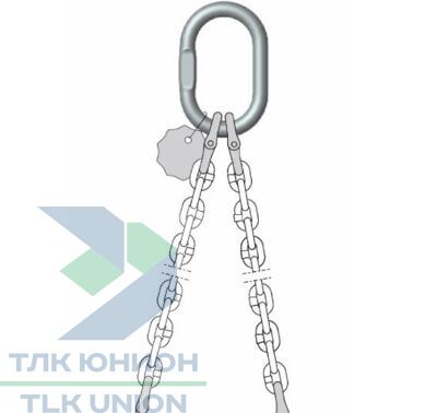 Строп 2СЦ DoKettPlus, крюки WGSE, 2т, 1м, Dolezych 59670602.1