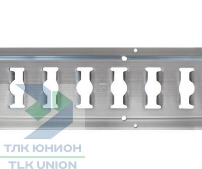 Рейка такелажная / анкерная S-Line 3009-VK комбинированная, 6096х131х13,5 мм, алюминий, Suer 142138841
