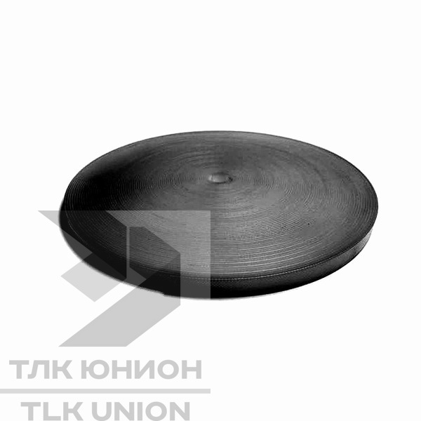 Ремень ПВХ 24х3 мм, черный, Bozamet 39.24C (50 м)
