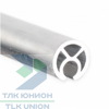 Труба (штанга) для натяжения тента алюминиевая d-34 мм, L-3300 мм, Bozamet 34.3300
