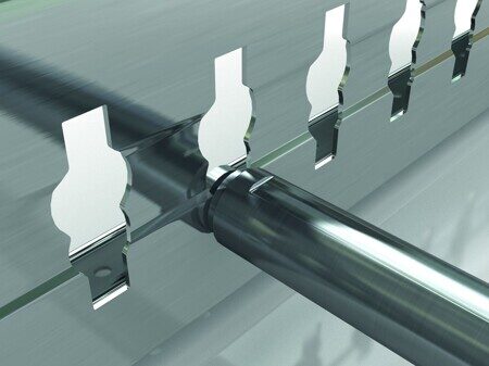 Штанга блокировочная стальная SafeSide для вставной планки SafeSide, 2425 - 2525 мм, Dolezych 06163006