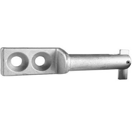 Шарнирный палец бортовой петли 25/30 с фиксатором, 109х25х18, d-16 мм, нержавеющая сталь, Suer 340111981