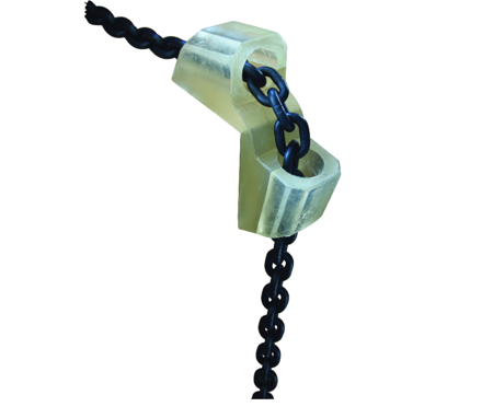Уголок для защиты кромок DoLex для цепей и тросов, d-30мм, L-80мм, Dolezych 45150030