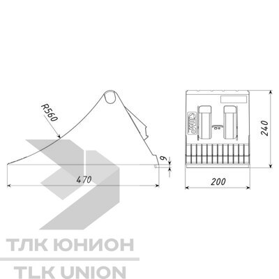 Башмак противооткатный Tatpolimer 200 вид 2