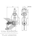 Захват для шпунта ZHLR 40,0, г/п 40000 кг, РОМЕК