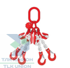 Строп 4СЦ, класс 8, крюки с защелкой и вилкой, крюки-укоротители, 17т, 4м, Dolezych 19451604.4
