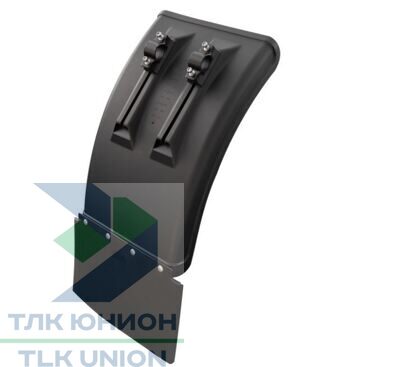 Крыло 400х670х700х670 мм, брызговик 300х370 мм, кроншт. 40/42 мм, Suer 181378062