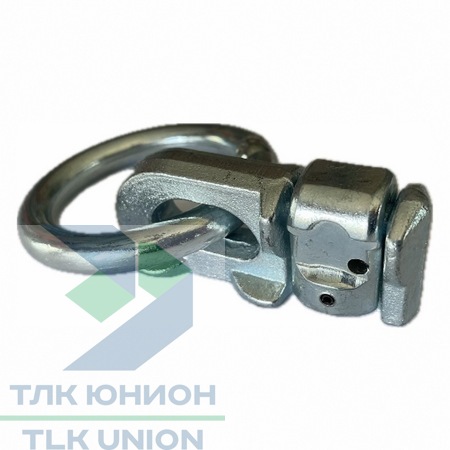Фитинг двойной с кольцом для алюминиевой такелажной рейки, 2700 daN, EBTF001