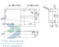 Кронштейн для горизонтального крепления ящика, чёрный, Daken 88410