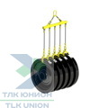 Траверса линейная для пяти железнодорожных колёс TGDK 2,5, г/п 2500 кг, РОМЕК
