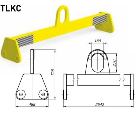 Траверса для 20 и 40 футового контейнера TLKC вид 3