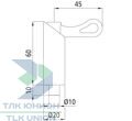 Фиксатор пружинный S 1010 N, диаметр штифта 10 мм, ход 10 мм, Suer 215102331