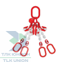 Строп 4СЦ, класс 8, звенья NOR108 по DIN-5688, крюки LYK10, 6,7т, 2,5м, РОМЕК 8-4СЦ-6,7/2500
