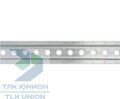 Рейка такелажная с круглым отверстием 1804, 3048х84х12мм, оцинкованная сталь, Suer 142138598