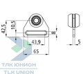 Роликовая тележка для сдвижной шторы Edscha, Suer 660323360