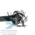 Эспандер черный в твердой полиэтиленовой оплётке, d-8, Bozamet 38.081 (100 м)