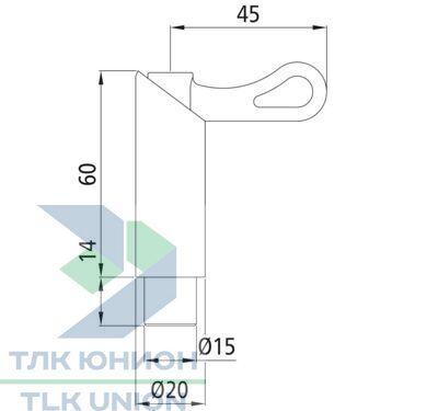 Фиксатор пружинный S 1514 N, d=15 мм, h=14 мм, Suer 215102334 вид 2