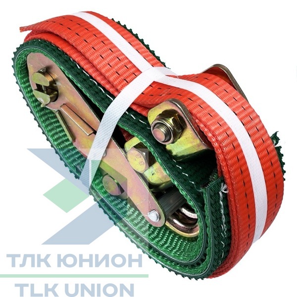 Стяжной ремень для автовоза LC 2000 daN, 50мм, 3м, РОМЕК 50.20.3.1.1.A.3000 RT