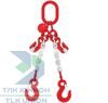 Строп 2СЦ DoKett, крюки OS, крюки-укоротители, 1,6т, 5м, Dolezych 19280602.5