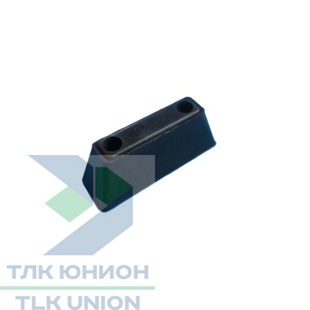 Отбойник резиновый (буфер) маленький 105х35х40 мм, 550103