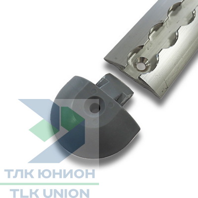 Заглушка пластиковая EBTF022 для накладной алюминиевой рейки