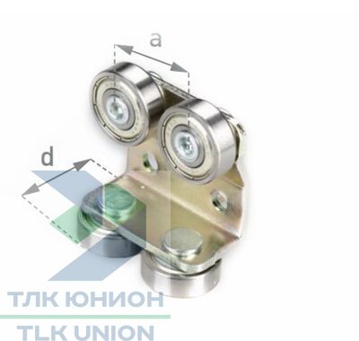 Боковая тележка тента с роликами d-22 мм, Bozamet BCS3