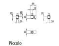 Натяжитель тента PICCOLO, 63х30х30 мм, тип "кубик" под квадрат 12 мм, Suer 670900005