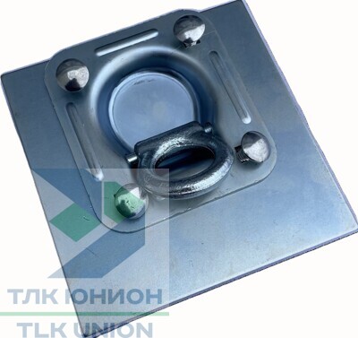 Крепежная петля (проушина) в лотке 124х115 мм вид 3