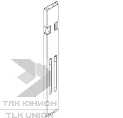 Стойка бортовая задняя Kinnegrip K4 с замком, правая, 800мм, Suer 106121084