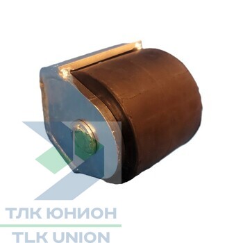 Фурнитура Буфер заднего борта роликовый одинарный (115х115х116 мм., Ø100мм) Сележ+