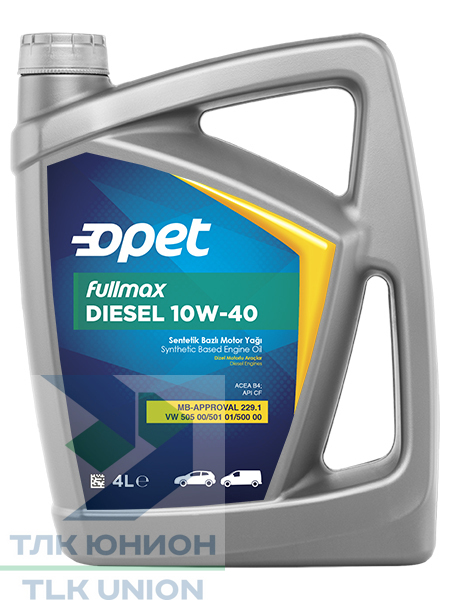 Масло моторное FULLMAX DIESEL 10W-40, 4л, Opet