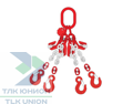 Строп 4СЦ DoKett, крюки OS, крюки-укоротители, 4,25т, 5м, Dolezych 19280804.5