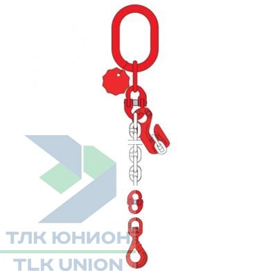 Строп 1СЦ DoKett, крюк OZW, крюк-укоротитель, 8т, 2м, Dolezych 19321601.2