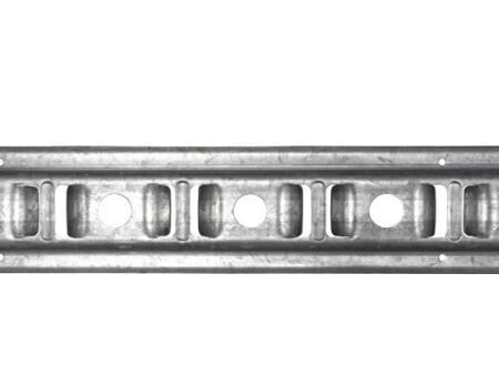 Рейка такелажная / анкерная с круглым отверстием 3100-VK, 5920х86х17,5 мм, сталь, Suer 142138835