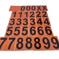 Набор цифр (сменных кодов) для наборной таблицы «ОПАСНЫЙ ГРУЗ», 33шт, 120х70мм