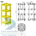 Кондуктор KSK-1 для центрирования колонн 600х600мм, РОМЕК