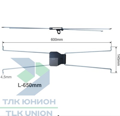 Шарнир стальной для сдвижной крыши Kogel 6351493, 650 мм, Caffaro 736014