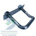 Крепежная скоба изогнутая, 76,5x80 мм, М12, сталь оцинкованная, СП12СКГМ12