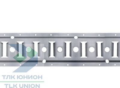 Рейка такелажная / анкерная S-Line с прорезями 3008-AL, 3048х128х11,5 мм, алюминий, Suer 142138826