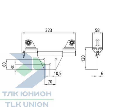 Каретка для сдвижной крыши Edscha, поворотная, Suer 660025390 вид 3