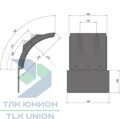 Крыло 450х670х700х670 мм, брызговик 200х520 мм, кроншт. 40/42 мм, Suer 181378064