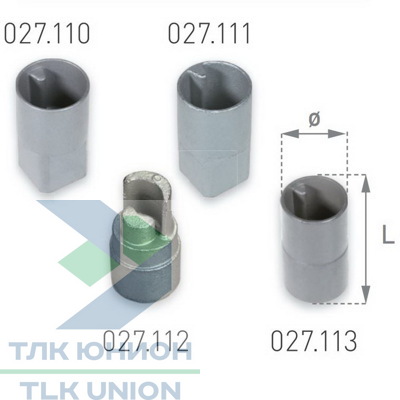 Адаптер нижний наружный Lite под квадрат для трубы натяжения тента d-27 мм, Bozamet 027.111